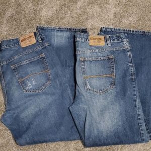 2 PAIRS MENS AEROPOSTALE JEANS